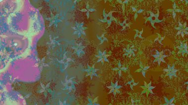 Raster Noel soyut renkli arka plan ve düşen kar tanesi. Noel süslemeleri ve Noel süslemeleri.