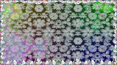 Gri renkli çiçekler. Kumaş desenli papatya çiçekleri ayrıntıları.