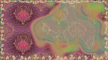 Raster güzel kumaş deseni. Soyut zerafet çiçek arka plan ile seamless modeli.