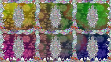 Kusursuz. Küçük çiçekte güzel bir desen. Moda baskıları için zarif bir şablon. Küçük renkli çiçekler. Motley illüstrasyonu. Çiçekli bahar çiçekleri.