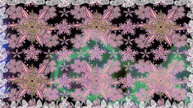 Tarafsız renklerde çiçekler. Kumaş desenli papatya çiçekleri ayrıntıları.