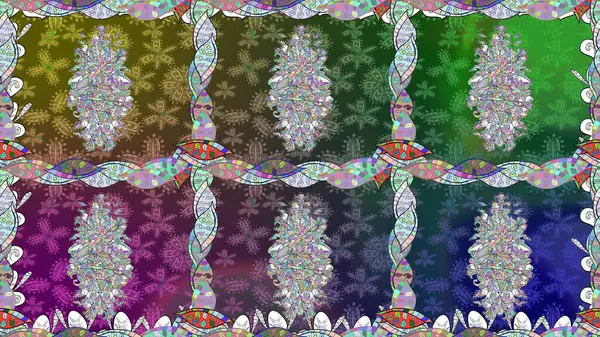 Hoş bir çiçek geçmişi var. Küçük çiçekteki kusursuz desen. Güzel kumaş deseni. Raster illüstrasyonu.