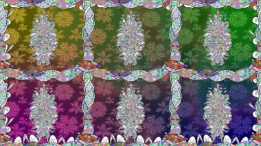 Sorun -suz. Raster illüstrasyon. Küçük çiçek sevimli Çiçek desen.