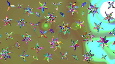 Suluboya çizim kalıbı. Moda baskısı. Dekorasyon ve tasarım için güzel bir desen. Çiçeğin suluboya çizimlerinin mükemmel deseni. Eski.