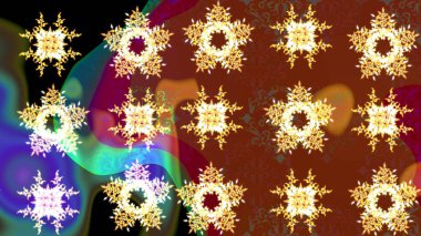 Örtü, poster, tişört ya da dövme için şablon. Raster illüstrasyonu. El yapımı stres önleyici kar tanesi. Yetişkin sanat terapisi için kış boyama sayfaları.