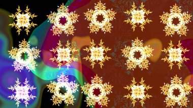 Örtü, poster, tişört ya da dövme için şablon. Raster illüstrasyonu. El yapımı stres önleyici kar tanesi. Yetişkin sanat terapisi için kış boyama sayfaları.