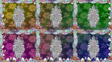 Küçük renkli çiçekler. Küçük çiçekte güzel bir desen. Çiçekli bahar çiçekleri. Kusursuz. Motley illüstrasyonu. Moda baskıları için zarif bir şablon.