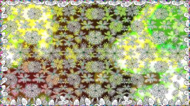 Tarafsız renklerde çiçekler. Renkli Yaz Temalı Kusursuz Arkaplan. Düz Çiçek Elementleri Tasarımı. Sevimli çiçek raster deseni.