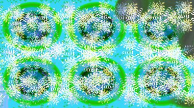 Çiçekler. Soyut etnik raster kusursuz desen. Vadinin mavi renkli çiçekleri.