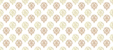 Klasik klasik klasik arka plan. Kusursuz klasik renk deseni. Geleneksel oryantasyon süsü. Renkli elementlerle yeşil, mavi ve nötr renklerde pürüzsüz desen.