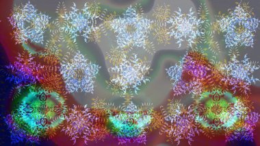 Noel doodle desen kar taneleri, raster arka plan ile. Raster illüstrasyon.