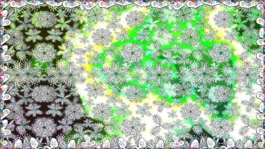 Raster illüstrasyonunda kusursuz çiçek deseni. Tarafsız renklerde çiçekler.