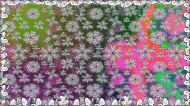 Gri renklerde. Anti-stres için soyut örnek sayfası. Raster illüstrasyonu.