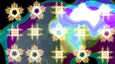 Çiçek desenli çizim. Raster illüstrasyonu. Asya tekstil tarzında. Mavi renkli çiçekler. Renkli Bahar Teması eskiz kalıbı. Düz Çiçek Elementleri Tasarımı.