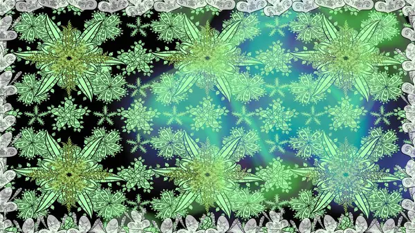 Tekstil ya da kitap kapakları, imalat, duvar kağıtları, baskı, hediye paketi ve yapıştırma kitabı için çiçeksiz arka plan. Küçük çaplı çiçeklerdeki basit şirin desenler. Raster illüstrasyonu.