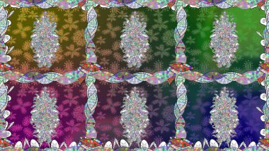 Yumuşak, bahar çiçekli arka plan. Yeşil renkli çiçekler. Raster çiçek desenli ve çiçekli..