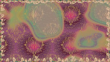 Tropik, dikişsiz çiçek deseni. Bej renkli çiçekler. Raster illüstrasyonu.