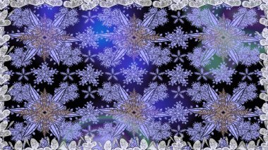 Renkli Bahar Temalı Kusursuz Arkaplan. Raster illüstrasyonu. Şirin çiçek elementleri. Düz Çiçek Elementleri Tasarımı. Kusursuz desenli. Moda desenli..