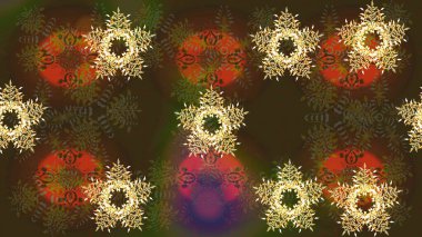 Küçük çiçekli yay deseni çiz. Raster illüstrasyonu. Suluboya tarzında kahverengi renkler üzerine.