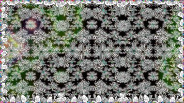 Varicologray raster kusursuz çizim. Birçok gri soyut çiçekli tropik, pürüzsüz desen. Küçük çiçekte sevimli çiçek deseni var..