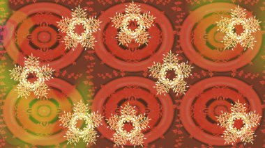 Çiçek ve yapraklı çiçek deseni. Küçük çiçekli şirin bir desen. Raster illüstrasyonu.