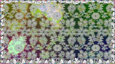 Gri renkli çiçekler. Kumaş desenli papatya çiçekleri ayrıntıları.