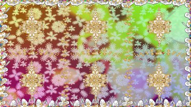 Kusursuz altın desen. Raster oryantal süs. Altın elementlerle nötr renklerde altın desen.