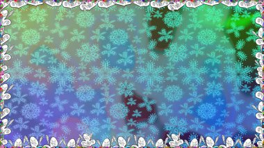 Düz Çiçek Elementleri Tasarımı. Mavi renkli çiçekler. Sevimli çiçek raster deseni. Kusursuz Renksiz Bahar Teması Kusursuz Arkaplan.