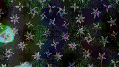 Yeni yıl kar tanesi. Düz kar karalama ikonları, yılbaşı afişi için kar taneleri silueti, kartlar. Gri, siyah ve yeşil renkler üzerine şirin soyut kar taneleri raster tasarımı.