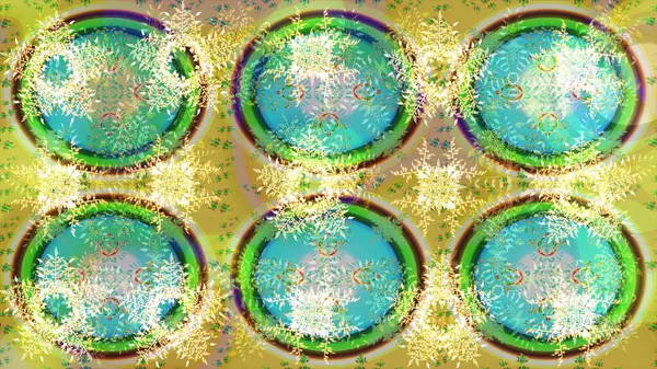 Kusursuz çiçek deseni duvar kâğıdı olarak kullanılabilir. Yeşil renkli çiçekler. Raster illüstrasyonu.