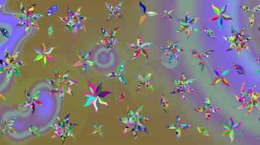 Raster Yumuşak kumaş deseni. Çiçeksel nötr çizim kalıbı. Klasik taslak çizimi. Raster çiçek izi..