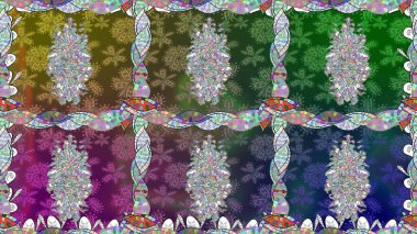 Raster illüstrasyonu. Eski model. Moda baskısı. Çiçeğin suluboya çizimlerinin mükemmel deseni. Dekorasyon ve tasarım için güzel bir desen. Suluboya kusursuz desen.