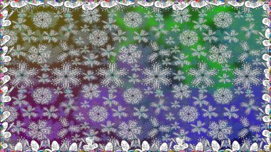 Çiçekli güzel suluboya desen. Raster illüstrasyonu. Gri renklerde.