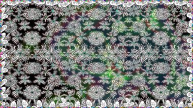 Raster Hip kumaş deseni. Kusursuz Vintage Çiçek Deseni.