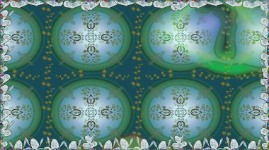 Kusursuz. Küçük çiçekteki sevimli çiçek deseni. Raster illüstrasyonu.