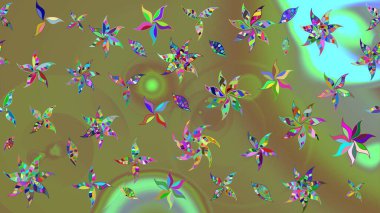 Raster illüstrasyonu. Anti-stres için soyut örnek sayfası. Tarafsız renklerde.