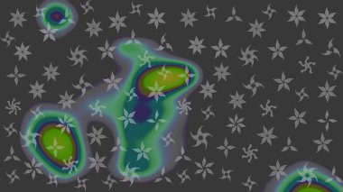 Renkli Yaz Temalı eskiz kalıbı. Güzel kumaş deseni. Düz Çiçek Elementleri Tasarımı. Raster illüstrasyonunda çiçek deseni çizimi.