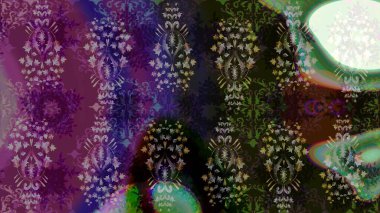 Sketch pattern with fantasy flowers, natural wallpaper, floral decoration curl illustration. Home decor. Paisley print hand drawn elements.