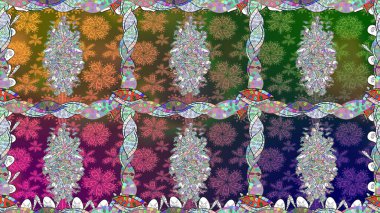 Raster illüstrasyonu. Küçük çiçekteki kusursuz desen. Hoş bir çiçek geçmişi var. Güzel kumaş deseni.