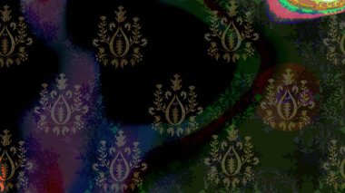 Raster illüstrasyonu. Kar taneleri ve raster arkaplanlı Noel karalaması deseni.