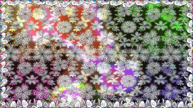 Yatak çarşafları, ceket, paket tasarımı, kumaş ve moda kavramları için tekstil baskısı. Kusursuz etnik tasarım. Çiçekleri, deniz kabukları, mandalaları ve suluboya efektleri olan deniz altyapısı.