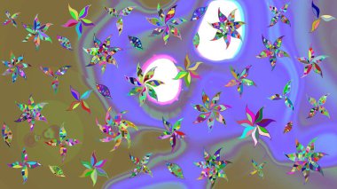 Flower eskiz arka planı. Çiçek deseni. Raster illüstrasyonu. Şatafatlı bahar bahçesi dokusu.