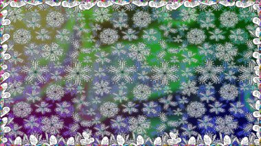 Çiçeksiz desenli arka plan, yaz çiçekleri. Renkli Bahar Temalı Kusursuz Arkaplan. Düz Çiçek Elementleri Tasarımı. Renkli çiçekler.