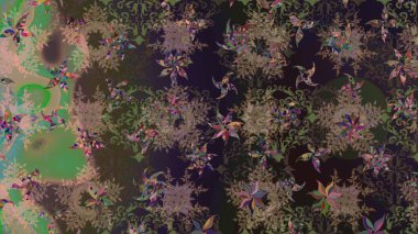 Kar tanesi ikonu, izole edilmiş. Renkli arka planda güzel kar taneleri. Düz dizayn. Raster illüstrasyonu.