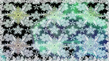 Karalama elementleri. El çizimi Raster çizimi. Duvar kağıdı, web sayfası arka planı, ambalaj kağıdı, davetiye, broşür, afiş veya web sitesi için kusursuz çiçek deseni kullanılabilir.