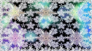 Renkli Bahar Temalı Kusursuz Arkaplan. Güzel çiçek deseni. Tarafsız renklerde çiçekler. Düz Çiçek Elementleri Tasarımı.