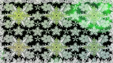 Çiçeklerle suluboya desenli çiçek deseni. Siyah renkte güzel bir tekstil. Raster illüstrasyonu.