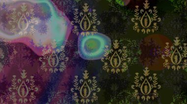 Kar tanelerinin soyut arkaplanı olan şirin bir Noel arkaplanı. Gri ve kahverengi kar taneleri. Raster illüstrasyonu. Renkler. Noel ve Yeni Yıl moda baskıları için tatil tasarımı.