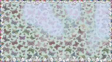 Perfect for web page backgrounds, wallpapers, textile, surface textures. Raster. Of watercolor butterflies on gray background. Seamless pattern. Raster illustration. clipart