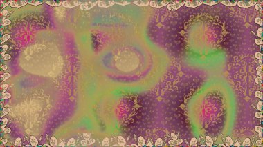 Renkli Bahar Temalı Kusursuz Arkaplan. Düz Çiçek Elementleri Tasarımı. Güzel çiçek deseni. Renkli çiçekler.